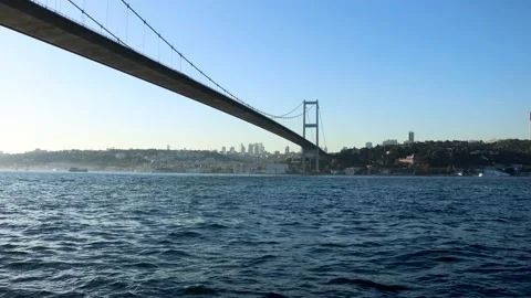 Bosphorus Bridge Stock Footage 218468682