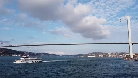Bosphorus Bridge Video stock 230900725