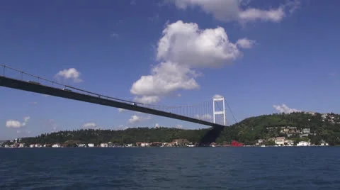 Bosphorus bridge in İstanbul Stock Footage 25911867