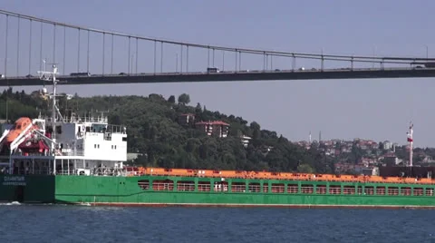 Bosphorus bridge in İstanbul Video stock 25911923