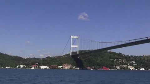 Bosphorus bridge in İstanbul Video stock 25912061