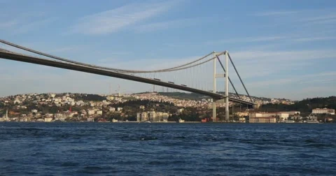 Bosphorus bridge Istanbul Stock Footage 49097365