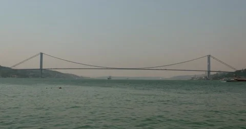 Bosphorus Bridge in Istanbul Vídeos de archivo 54684866