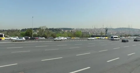 Bosphorus Bridge in Istanbul, Stock-Footage 62100566