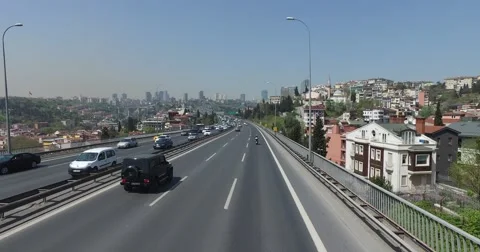 Bosphorus Bridge in Istanbul, Stock-Footage 62100773