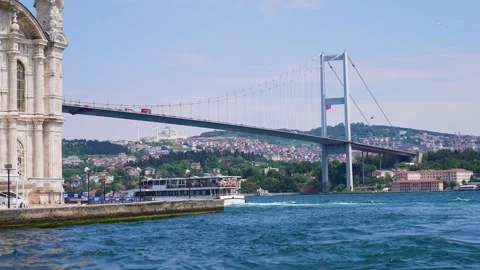 Bosphorus bridge istanbul turkey Stock Footage 311062808