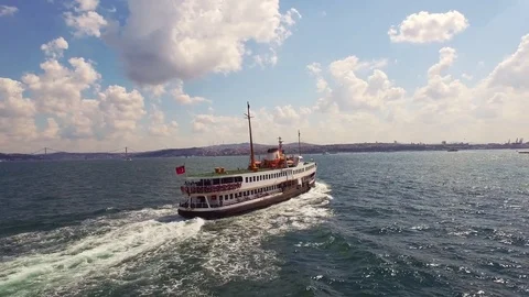 Bosphorus Ferry Istanbul Stock Footage 72764439