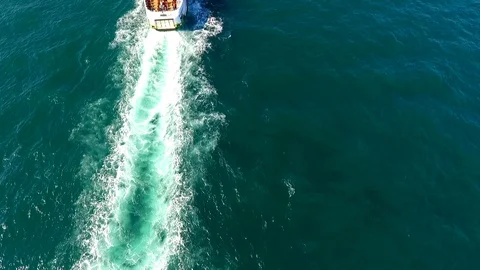 Bosphorus ferry service Video stock 110845733