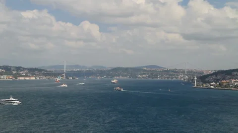 The Bosphorus in Istanbul Stock Footage 39253135