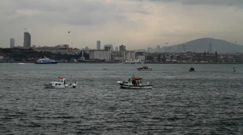 Bosphorus Istanbul  Turkey Stock Footage 31833401