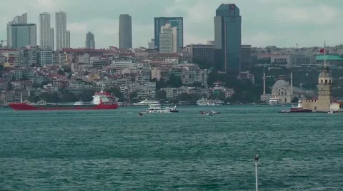 Bosphorus Pan Shot 1 Stock Footage 61532121