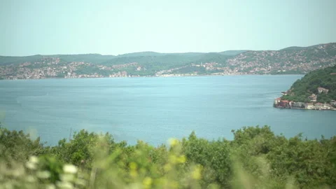Bosphorus panoramic view from high vantage point, jk01 Stock Footage 256240455