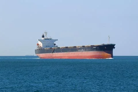 Bosphorus Passage: Ship Sailing through Istanbul's Strait Stock Photos