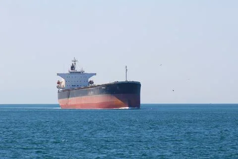 Bosphorus Passage: Ship Sailing through Istanbul's Strait Stock Photos