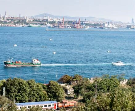 The Bosphorus. Stock Photos