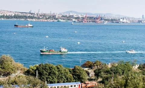 The Bosphorus. Stock Photos