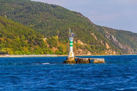 Bosphorus small lighthouse Stock Photos