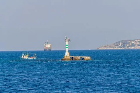 Bosphorus small lighthouse Foto stock