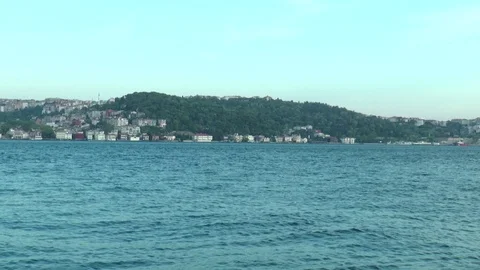 Bosphorus Strait in Istanbul Stock Footage 111821305