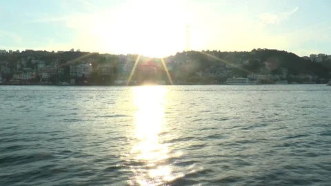 Bosphorus Strait in Istanbul Stock Footage 111821866