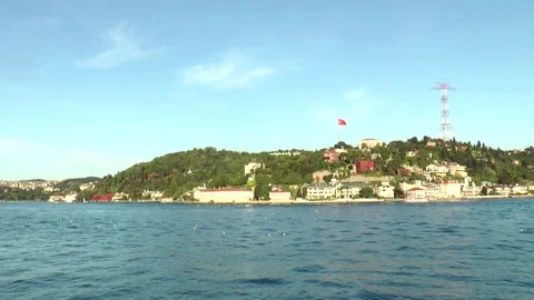 Bosphorus Strait in Istanbul Stock Footage 111821867