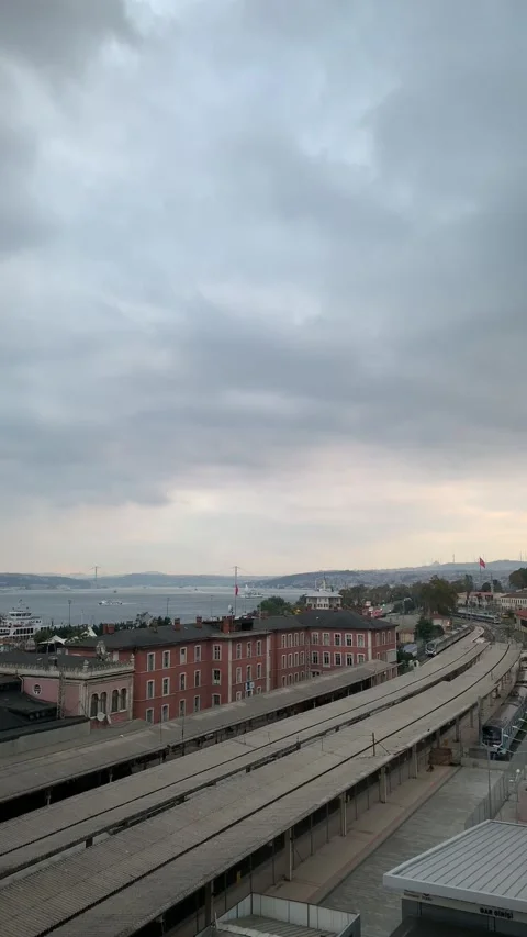 Bosphorus strait, Turkey, time lapse Stock Footage 166812522