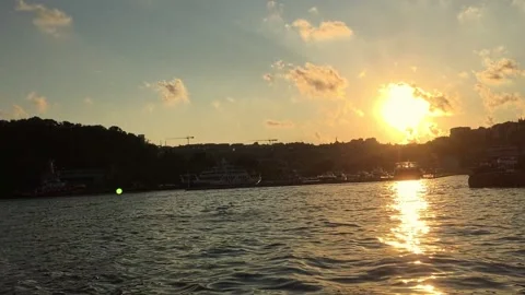 Bosphorus at sunset 動画素材 148278953