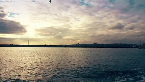 Bosphorus view from ferry Stock Footage 78971835