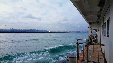 Bosphorus view from ferry Stock-Footage 78973195