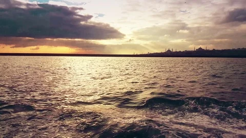 Bosphorus view from ferry Stock Footage 78976947