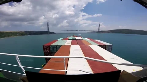 Bosporus bridge Stock Footage 253179702