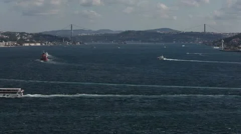 Bosporus Istanbul Stock Footage