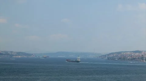 Bosporus timelapse 库存影片 8518893