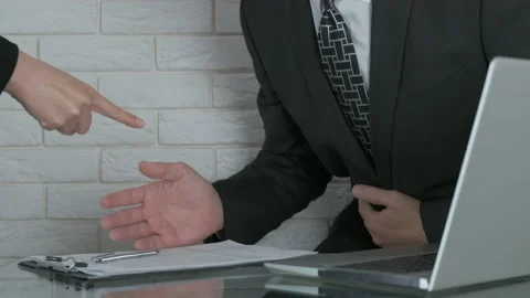 Boss and the subordinate. Stock Footage 134528243
