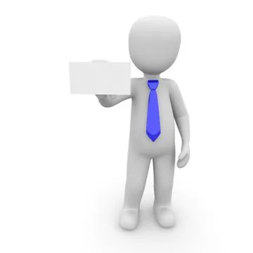Boss blue Stock Illustration