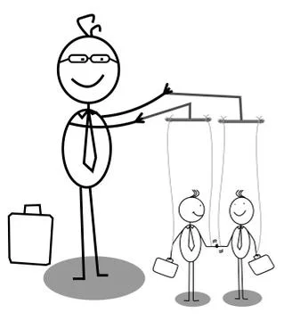 Boss   Employee Stock Illustration