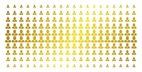 Boss Gold Halftone Pattern 스톡 일러스트