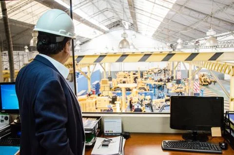 The boss observing Stock Photos