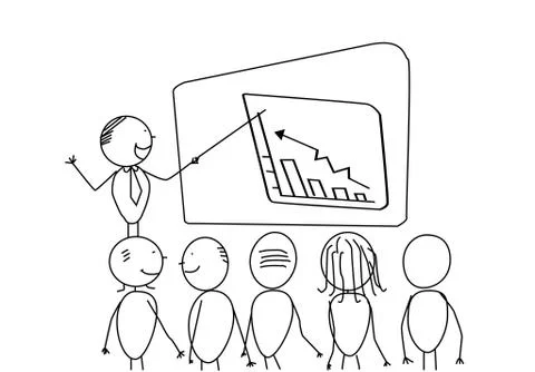 Boss presentation Stock Illustration