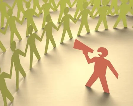 Boss Speaking Stock Illustration