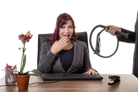 The boss at work Stock Photos