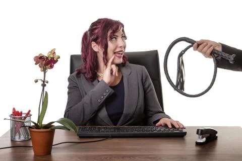 The boss at work Stock Photos