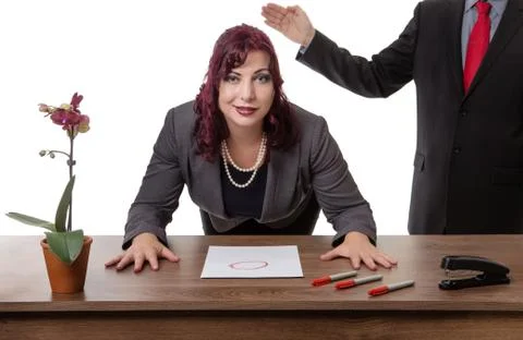 The boss at work Stock Photos