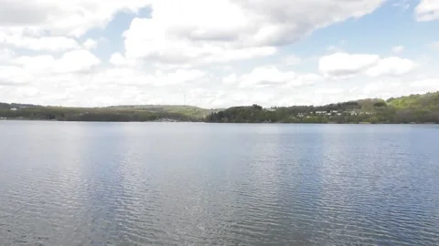 Bostalsee, Germany - 04 20 2026: Boat passing without any engine sound Stock Footage 333130714