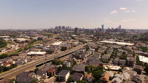 Boston Aerial Stock Footage 52899295