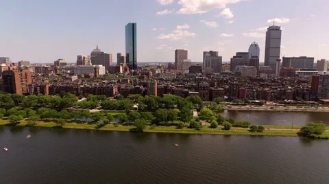 Boston Aerial Stock Footage