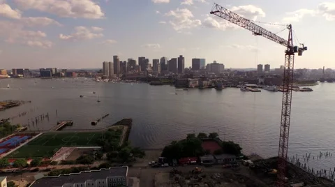 Boston Aerial Stock Footage 52935442