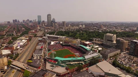Boston Aerial Video stock 53011504