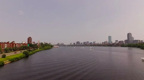 Boston Aerial Vídeos de archivo 53013297