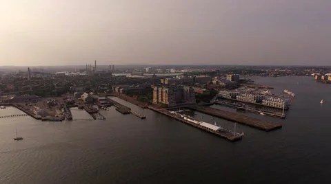 Boston Aerial Stock Footage 53654652